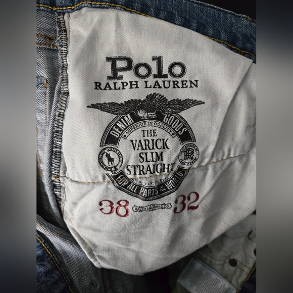 Polo Ralph Lauren Men's Varick Slim Straight Jeans 38x32 - Picture 8 of 8